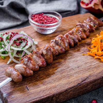 Шашлык из куриных сердец в Сахара по цене 820 ₽