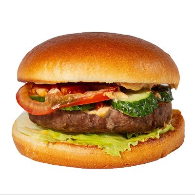 Гриль-бургер мини в Роллы и бургеры по цене 400 ₽