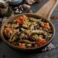Пшеница с грибами и фасолью (Постное меню ) в Юность