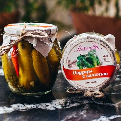 Огурцы с зеленью в Лаверна по цене 480 ₽