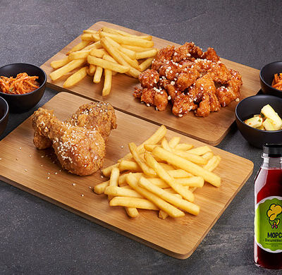 Комбо для двоих Стандарт Ножки, филе и морс в Kannam Chicken по цене 849