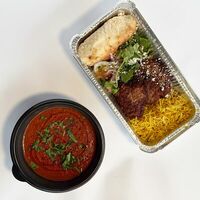 Томатный суп + рис с кюфтой в Kuss