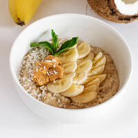 Овсяная каша с арахисовой пастой веган Vegan в Green Life