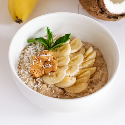 Овсяная каша с арахисовой пастой веган Vegan в Green Life по цене 290