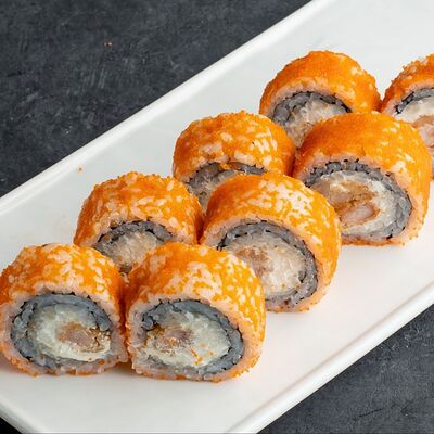 Брутальный ролл Ницца запеченный в CRAZY SUSHI по цене 643 ₽