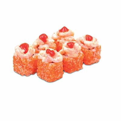 Большой острый ролл с креветкой в Суши Фреш по цене 515 ₽