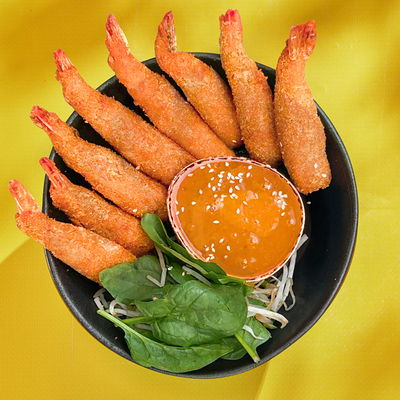 Креветки кацу с соусом манго-терияки 8шт в ASIATIQ Ramen-Bar по цене 1200 ₽