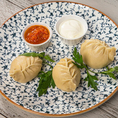 Манты по-узбекски с бараниной в Курагадиван по цене 395