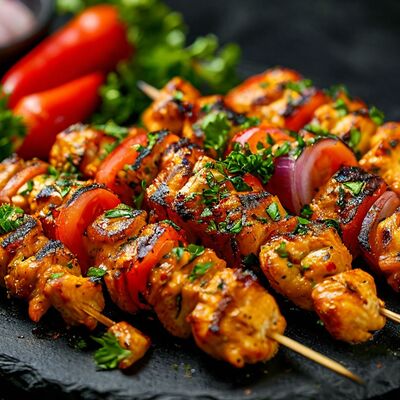Шашлык из курицы в Mangal по цене 500 ₽
