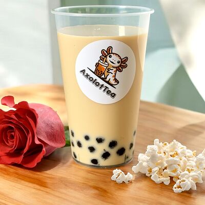 Бабл ти Роза Попкорн в Axolottea по цене 450 ₽