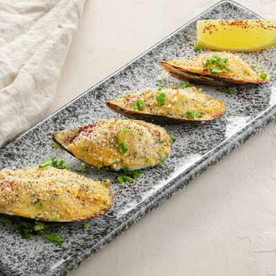 Мидии под трюфельным соусом в Шато Винтаж по цене 890 ₽