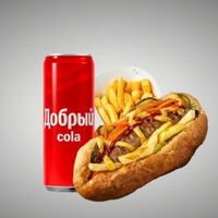 Комбо хот-дог грильв Арабелло фаст фуд