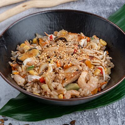 Тяхан с морепродуктами в Мушу по цене 295