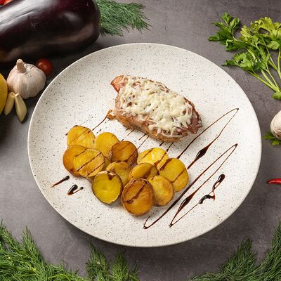 Стейк гурме с картофелем фри в Balkan Place по цене 538 ₽