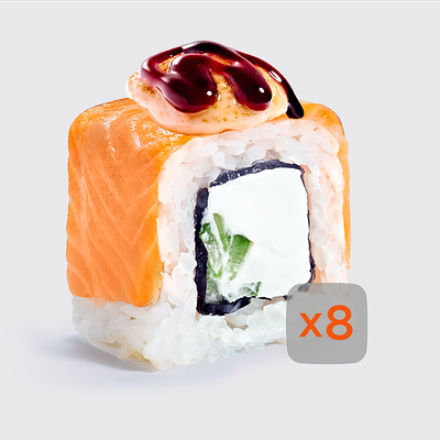 Запеченная филадельфия в Моккано по цене 729 ₽