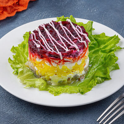 Салат Сельд под шубой в Узбекская кухня Халяль по цене 210 ₽