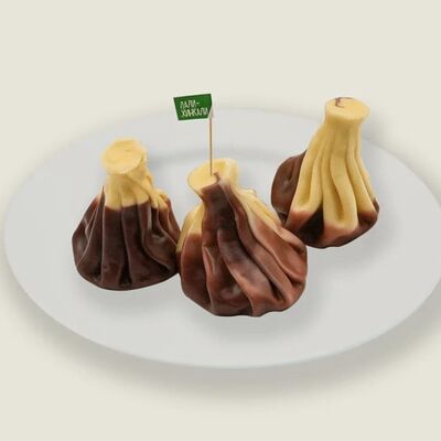 Хинкали 3шт с картофелем, сыром и трюфелем в Лали Хинкали по цене 1775 ₸