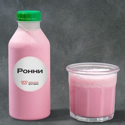 Клубничный милкшейк L в Mama Pizza по цене 470 ₽