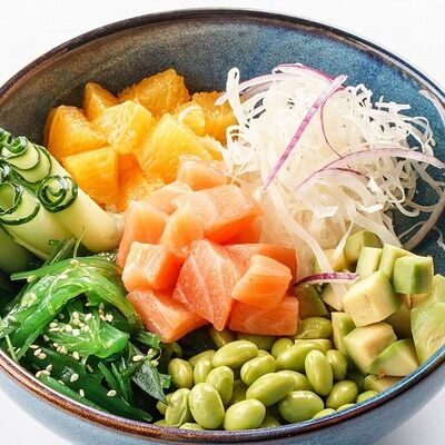 Поке с лососем в Japengo cafe по цене 650 ₽