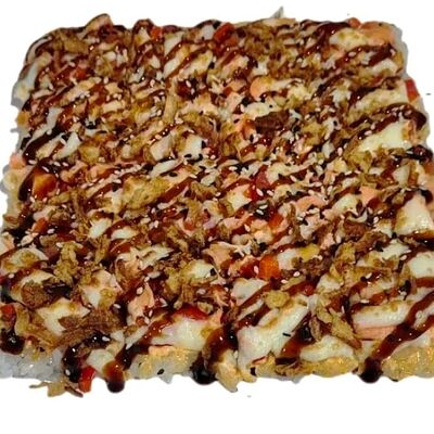 Суши-пицца с лососем в Добрая кухня по цене 999 ₽