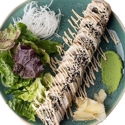 Ролл с угрем и трюфельным айоли в Cheese Knock по цене 1050 ₽