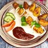Люля-кебаб из баранины с картофелем по-деревенски и сацебели в Роллбери по цене 525
