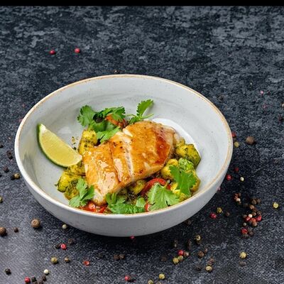 Палтус с овощамив Mesto Sushi & Grill по цене 980