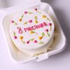 Бенто торт на день рождения малыша 8 месяцев с цветами в Miracle bakery по цене 2190