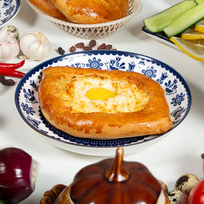 Хачапури по аджарски в Самарканд PLOVE CENTER по цене 300 ₽