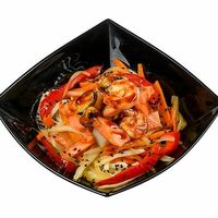 Wok с морепродуктами в соусе терияки в Джей Сан