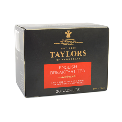 Чай черный Taylors of Harrogate Английский завтрак, 20*2 в Азбука Вкуса Экспресс Меню по цене 431 ₽