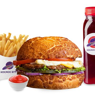 Четыре сыра комбо в Космос бургер по цене 1010 ₽