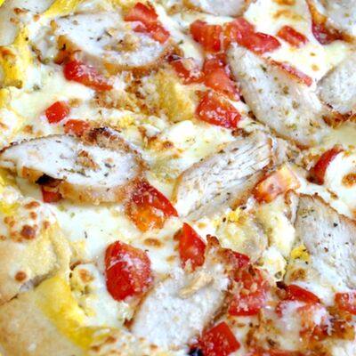 С курицей и томатами в Pappa-Pizza по цене 560 ₽