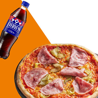 Пицца Каприччиo 32 см и Evervess-кола в Перчини по цене 860 ₽