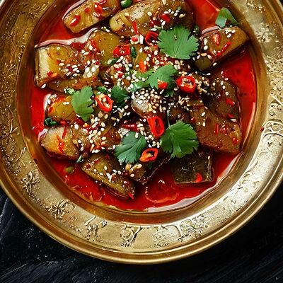 Битые огурцы с кешьюв Лапша по цене 270 ₽