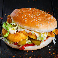 Лайт бургер с курицей в Сушифуд