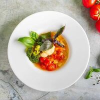 Минестроне на овощном бульонев Topfoodcafe