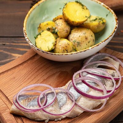 Сельдь с картофелем в Седло по цене 425 ₽