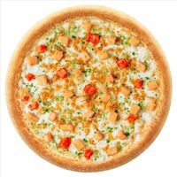 Пицца с лососем и соусом песто 28 см Тонкое в Domino Pizza