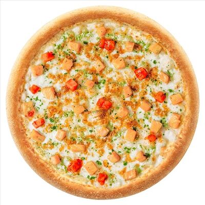 Пицца с лососем и соусом песто 28 см Тонкое в Domino Pizza по цене 1199 ₽