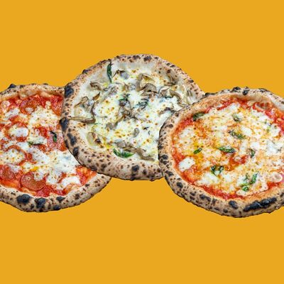 Сет Три пиццы для большой компании в Rustic Pizza по цене 1600 ₽