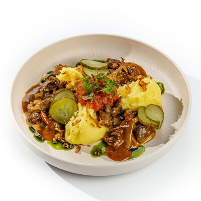 Бефстроганов в The Brasserie по цене 1300 ₽