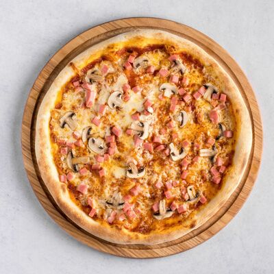 Пицца с ветчиной и грибами в Pizza Solo по цене 1999 ₸