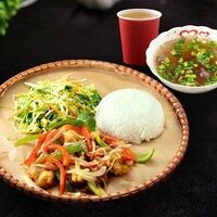 Ком с мясом в Little hanoi