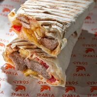 Гирос со свининой в лавашеXL в Гирос SPARTA
