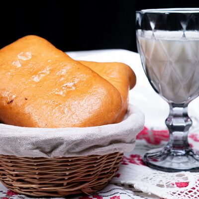 Кулебяка с капустой и яйцом в За хлебом по цене 170 ₽