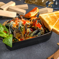 Мидии в створках в итальянском соусе Мери 350 гр в Рёберная - Бар 12