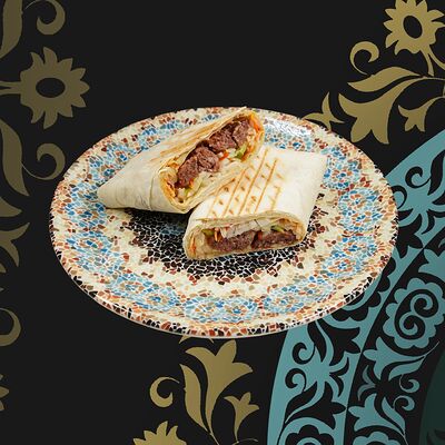 Шаурма с люля-кебабом в Татлы Чорсу Халяль по цене 419 ₽