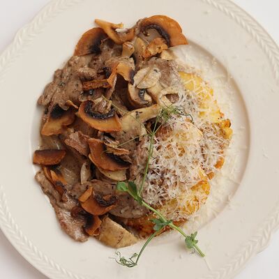 Трюфельный бефстроганов в Молния по цене 5100 ₸