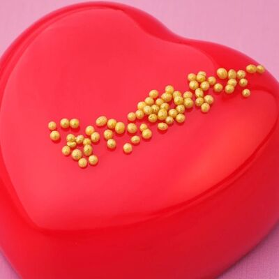 Пирожное Сердце Клубника-базилик в Хлебник по цене 236 ₽